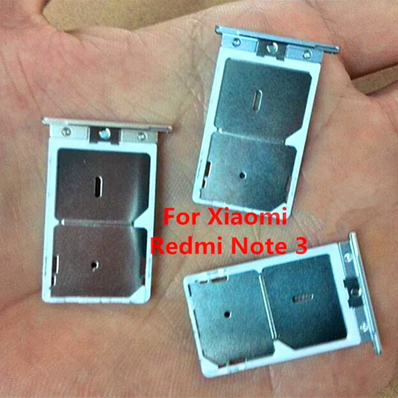 Держатель для двух SIM карт Xiaomi Redmi Note 3 Pro Nano Sim 1/2 Micro SD/TF|Корпусы и рамки мобильных