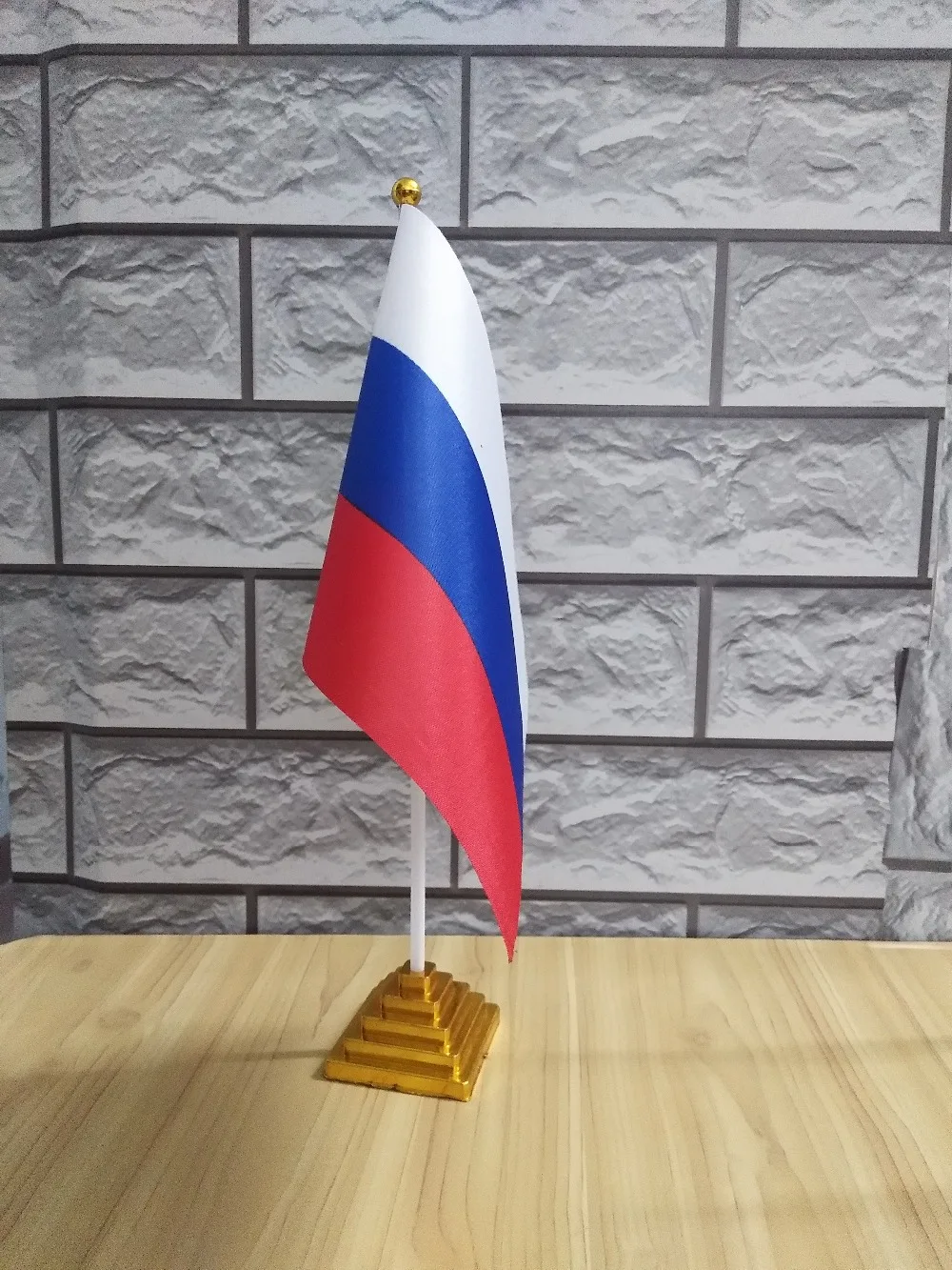 Настольная лампа в российском стиле 14x21 см с флагами Бесплатная доставка