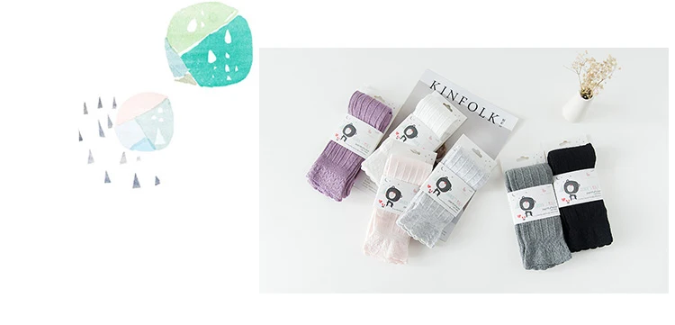 UOVO/3 пара/лот, хлопок, дышащие однотонные детские леггинсы 4 цвета, для девочек от 3 до 8 лет