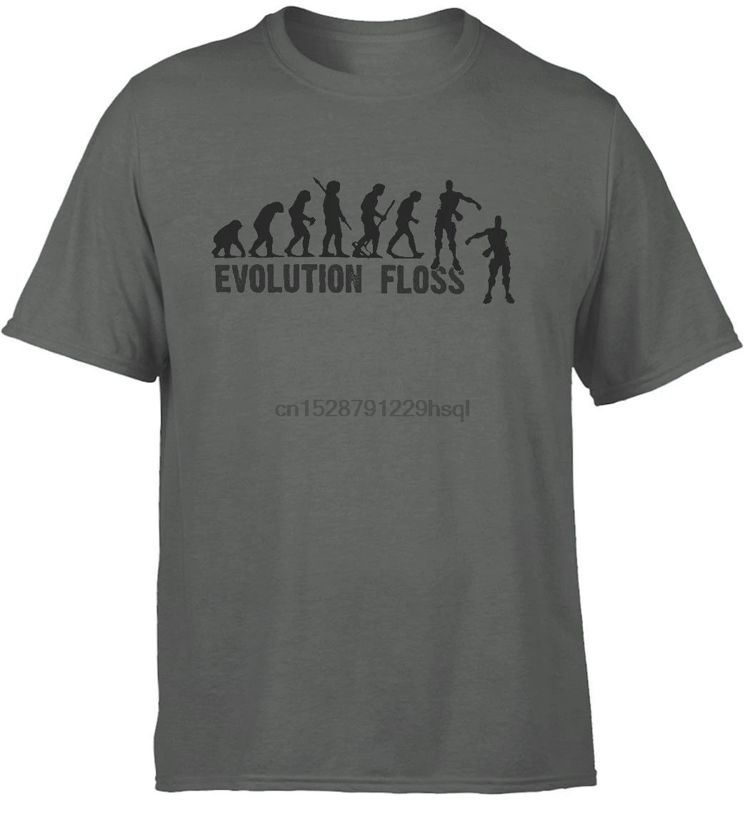 Evolution Floss Футболка Мужская s серая Мягкая комфортная футболка Fortni 2019 модные