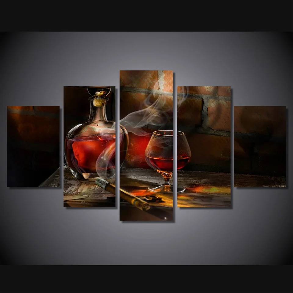

HD Print 5 Pcs canvas art abstract painting modern home decor wall art picture living room decor print Painting on canvas/PT0326