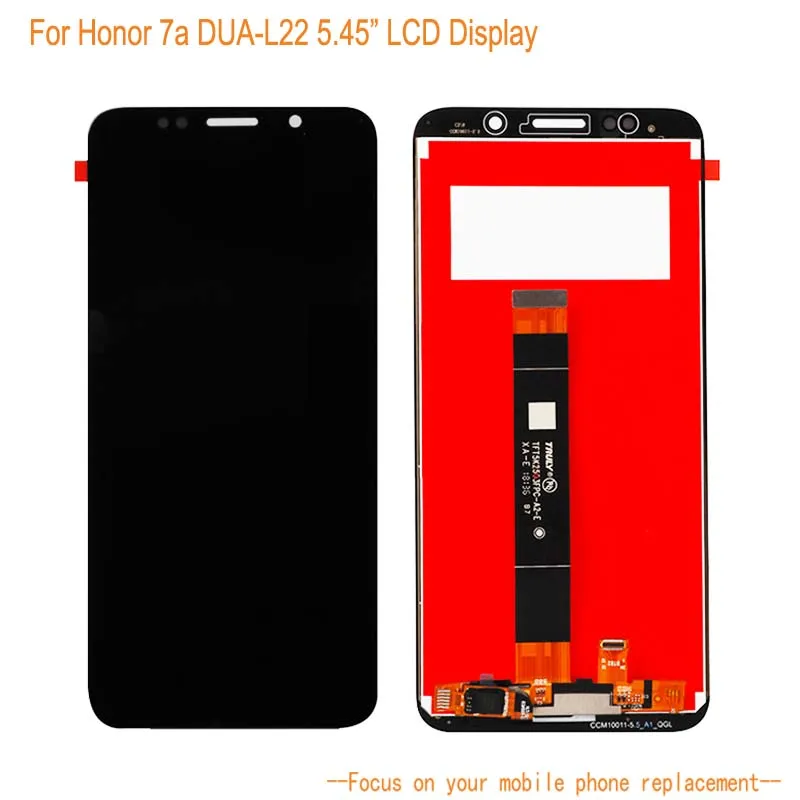 ЖК-дисплей для Huawei Honor 7a DUA-L22 5 45 ''+ кодирующий преобразователь сенсорного