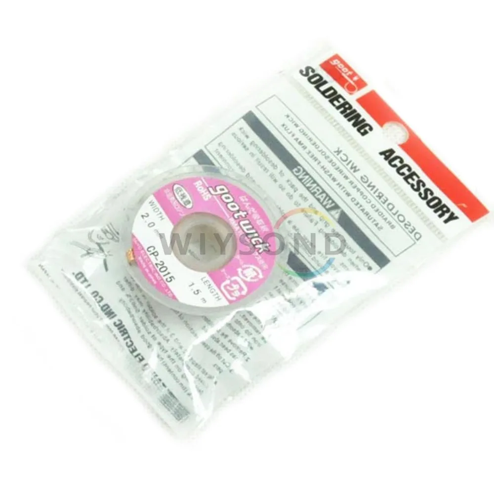 

TL003 220~240V 60W Soldering Iron Pencil Type Welding Gun Tool & Solder Wick Tube Wire