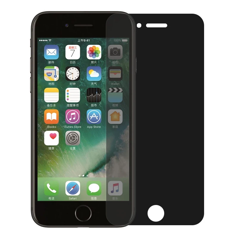 Анти-пип надежное Закаленное стекло протектор экрана для iPhone 11 Pro Max XS XR X 8 7 6 6S Plus 9H защитная пленка против царапин