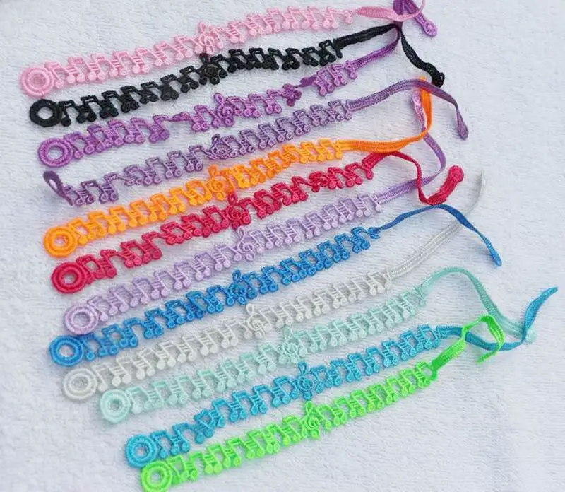 wholesale promotion 24pcs/lot Multi Color Italy Lace Infinity Macrame Crochet Woven Friendship String Bracelet For Men Women | Украшения и