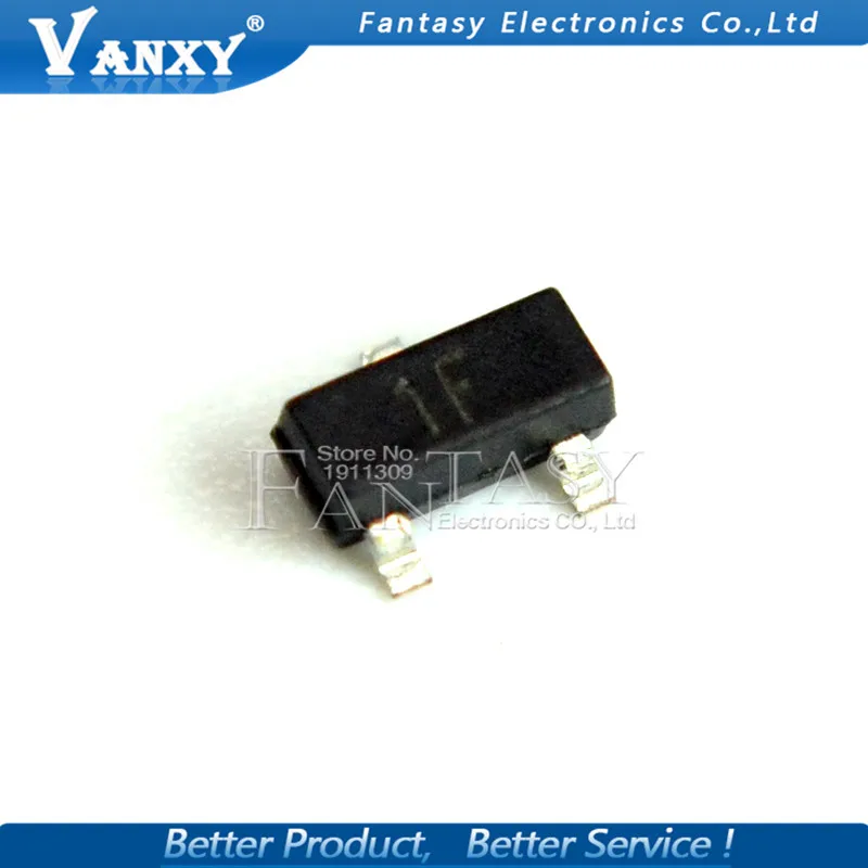100 шт. BC847B SOT23 BC847 сот SMD 847B СОТ-23 1F Новинка транзистор