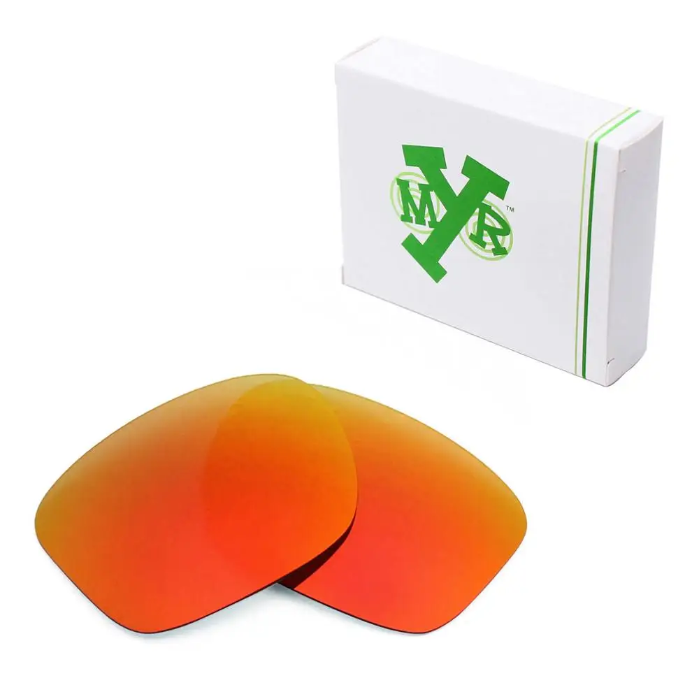 Fire Red Mryok поляризованные Сменные линзы для солнцезащитных очков Oakley Серебристые линзы(только линзы)-несколько вариантов - Цвет линз: Fire Red