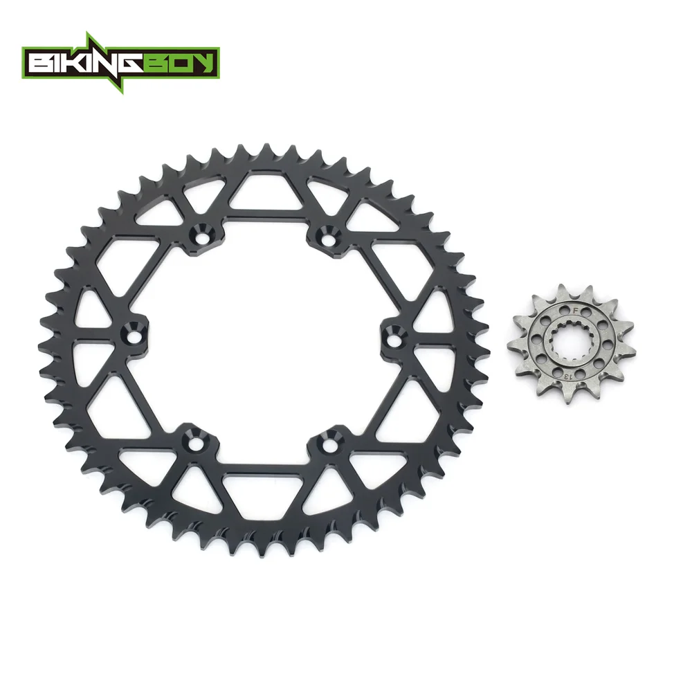 BIKINGBOY передняя 13T Задняя 48 T 52 Звездочка для Kawasaki KLX 450 R 2007 2008 2009 2010 2015 KX F 06 07 08 09 10 11 12