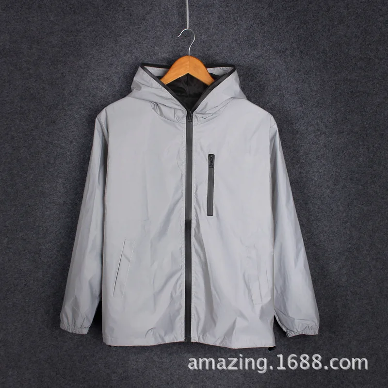 Светоотражающая куртка 3M Flash весенне-осенняя ветровка для женщин и мужчин