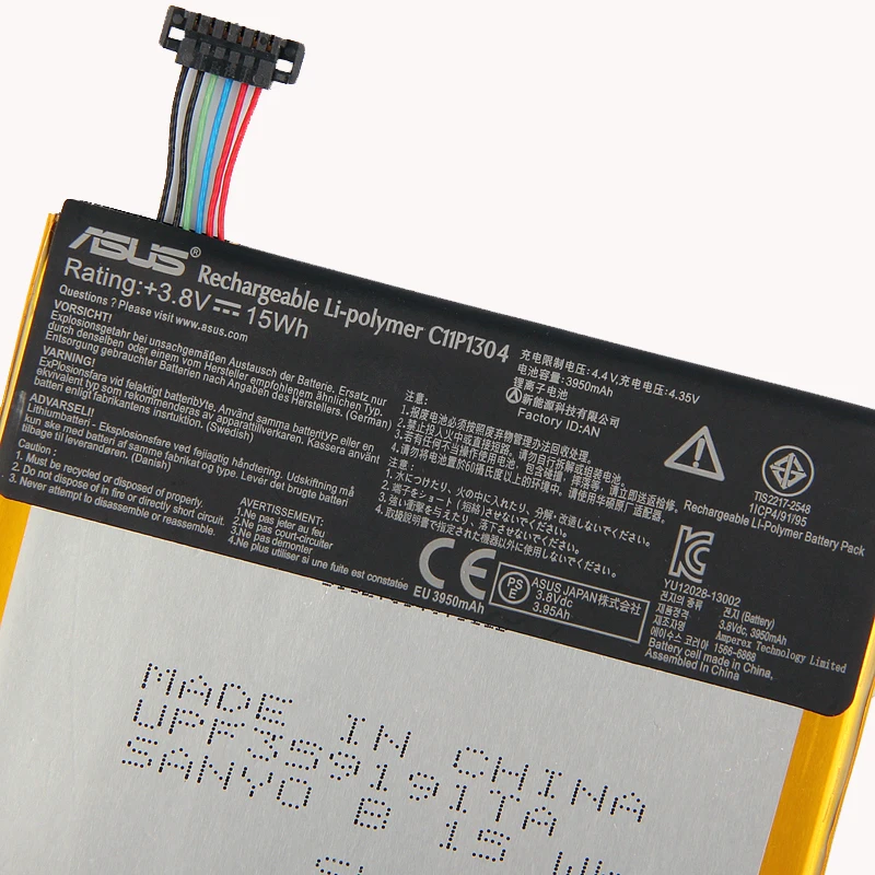 Оригинальный аккумулятор большой емкости ASUS C11P1304 для MEMO PAD HD 7 ME173X K00U K00B HD7 3950