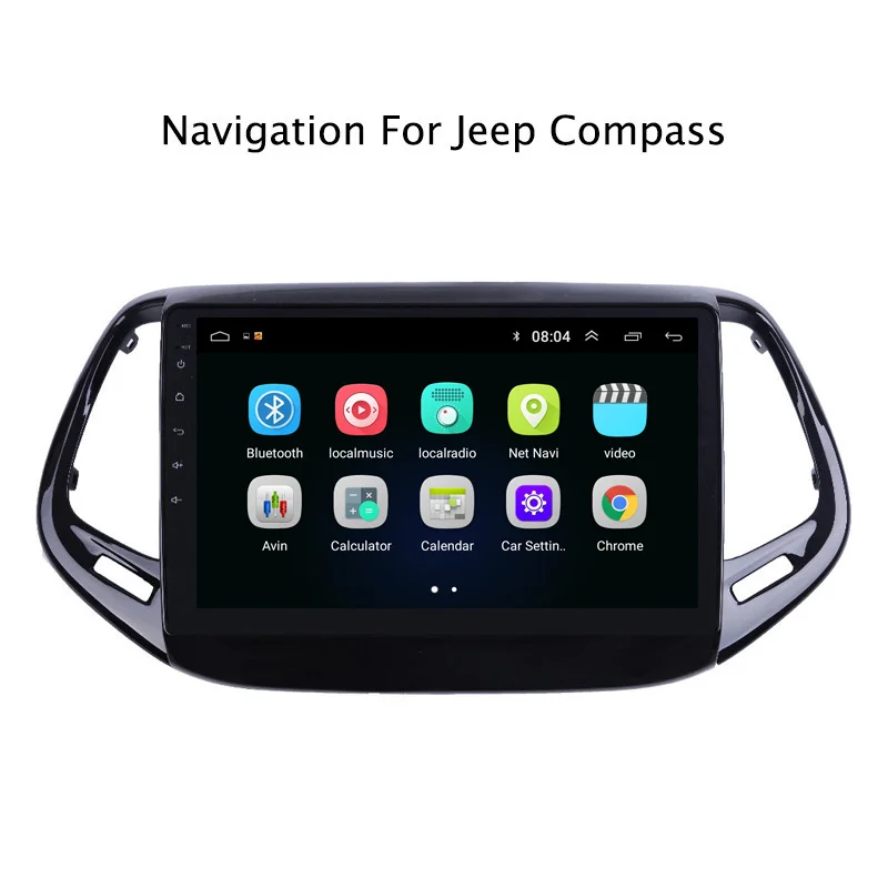 9 &quot2.5D ips Android 8 1 автомобильный DVD gps плеер для Jeep Compass 2017 Автомагнитола стерео