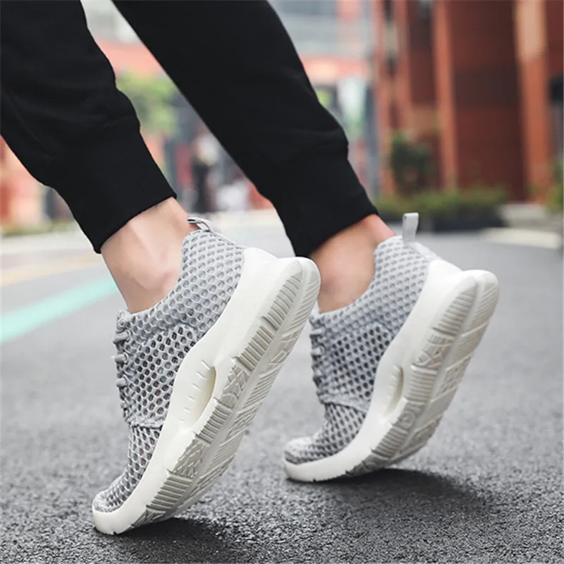 UPUPER/Мужская дышащая повседневная обувь легкие летние кроссовки мужская на