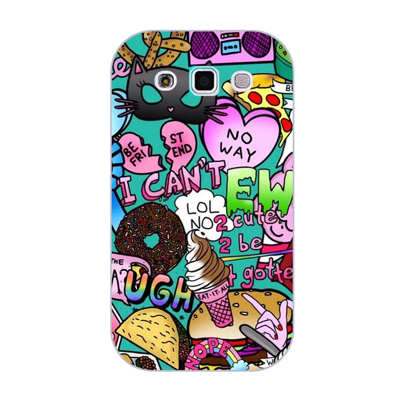 Милый мультяшный чехол для Samsung Galaxy Win i8552 i8558 i8550 телефона с рисунком кота|Бамперы|