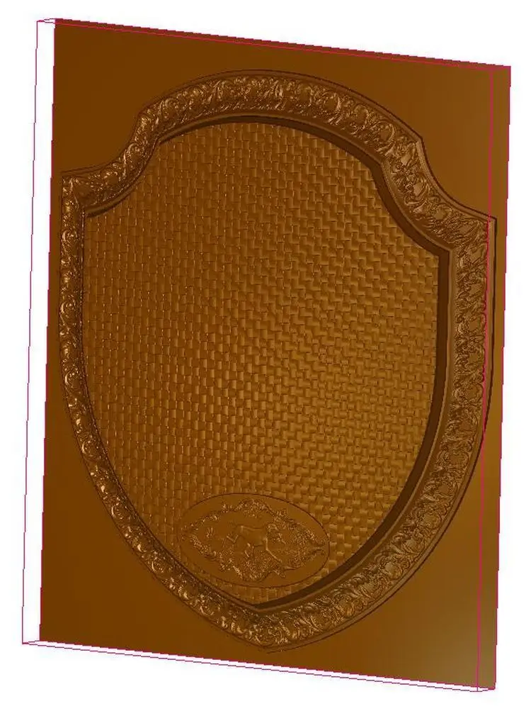 

3d модель, рельеф для ЧПУ в STL файл locket_6
