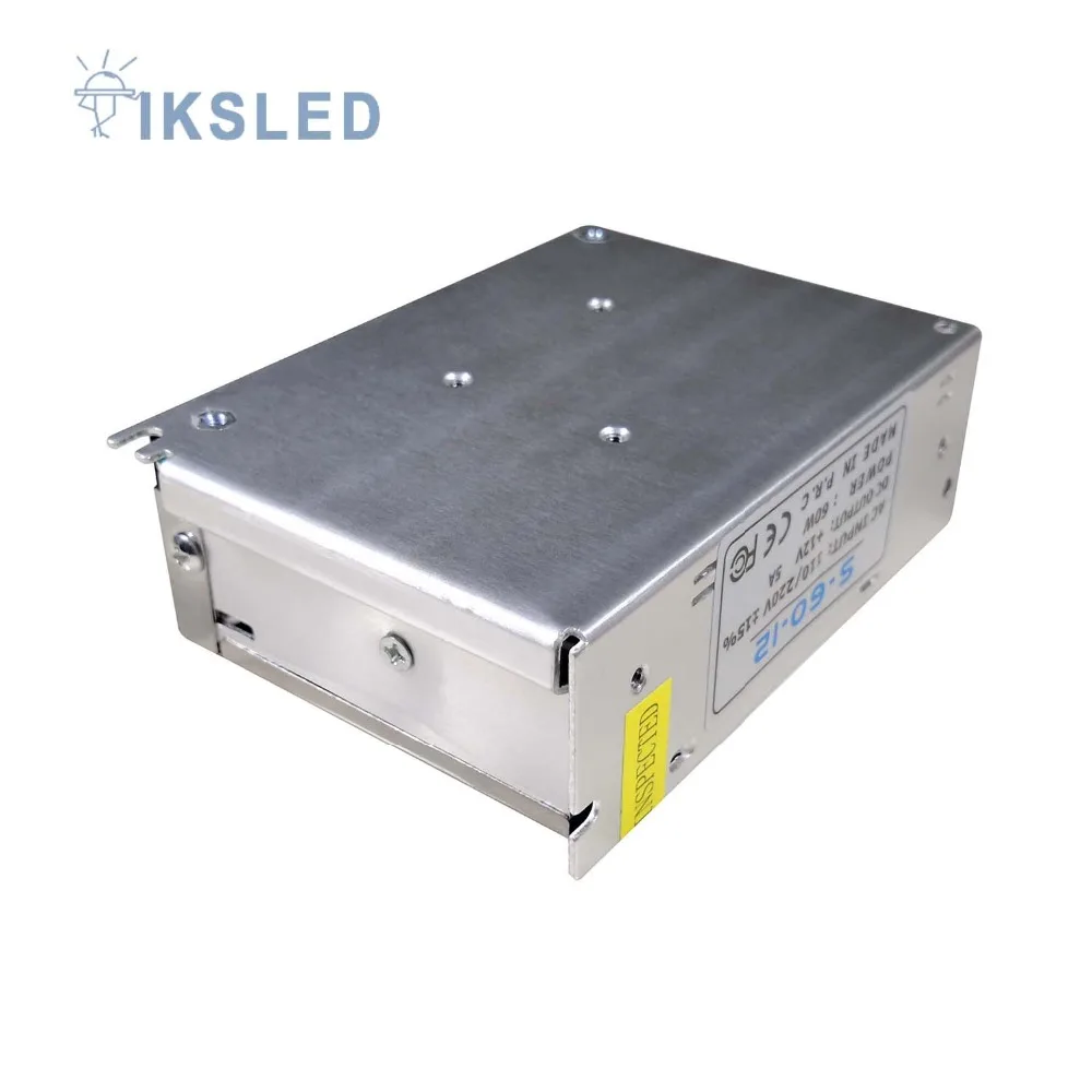 Специальное предложение светильник ing трансформатор DC12V 5A 60 Вт 110/220 В до 12 В светодиодный драйвер переключатель питания адаптер для Светодиодный светильник полосы