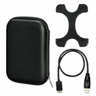 Эва 2,5 ''мобильный жесткий диск HDD сумка коробка пакет USB 3,0 кабель силиконовый защитный чехол корпус для жесткого диска