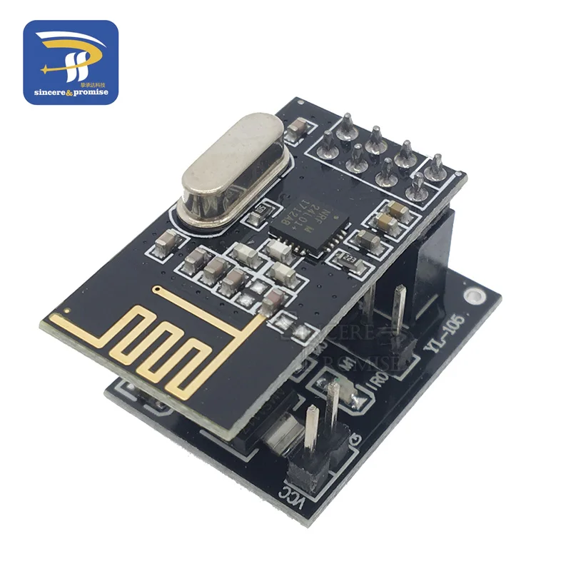 24L01 With Adapter NRF24L01+ модуль беспроводной передачи данных 2,4G/NRF24L01 обновленная версия 2 Мбит/с NRF24L01 гнездо адаптера плата - Цвет: 24L01 With Adapter