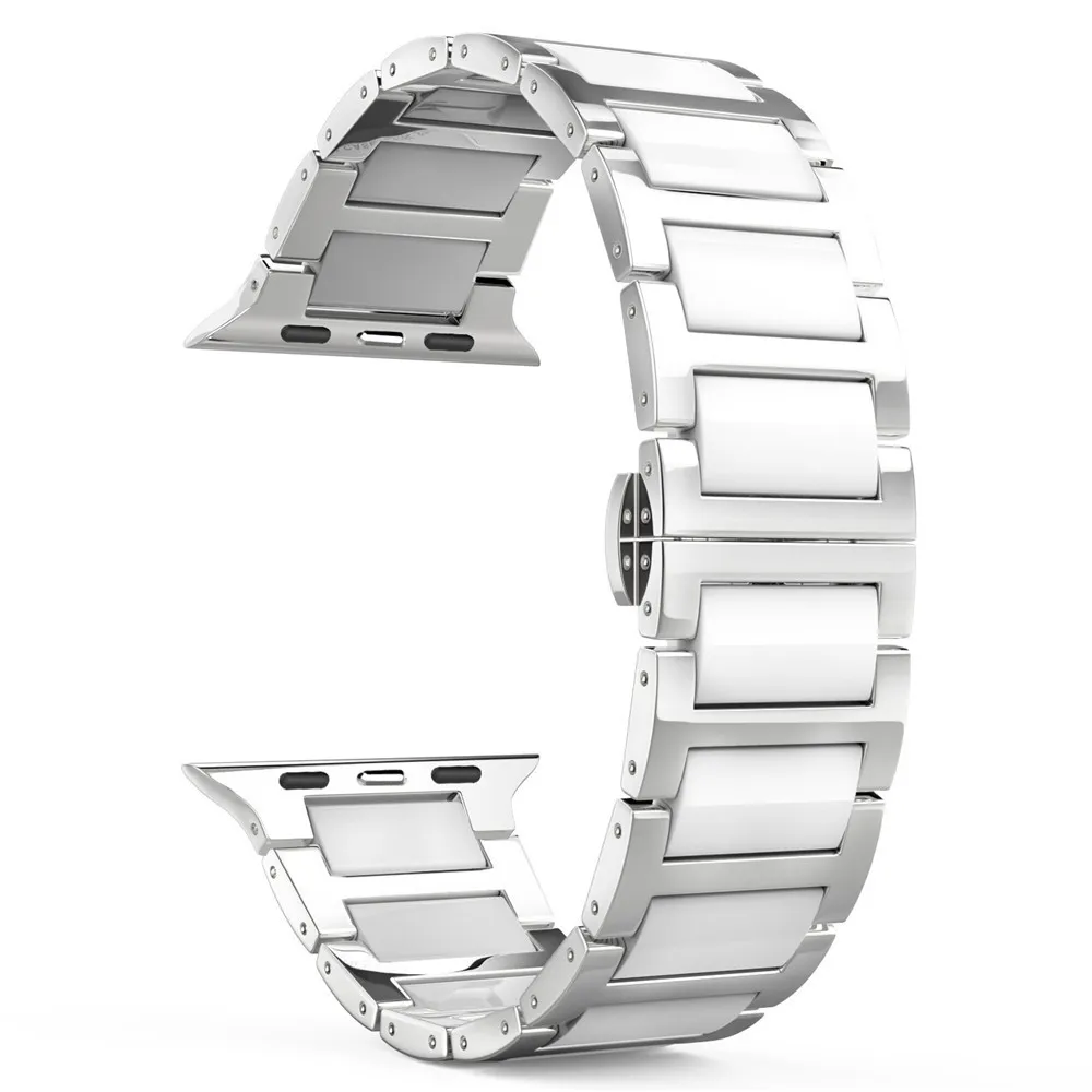 Ремешок для apple watch band браслет из нержавеющей стали 4 iwatch Band 42 мм 38 44 40|Ремешки