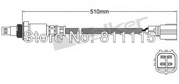 Автомобильный датчик O2 сенсор 8946728010 кислородный для Toyota 89467 28010 4 провода лямбда