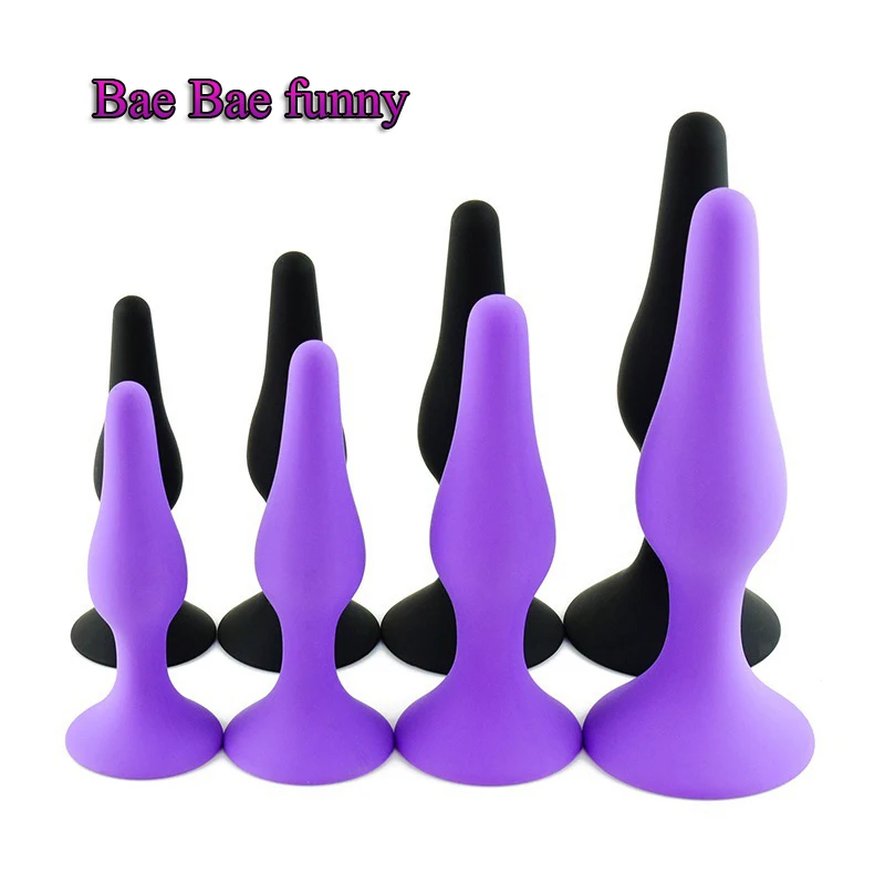 4 шт./компл. Анальная пробка Желе Анальные игрушки реальное ощущение кожи