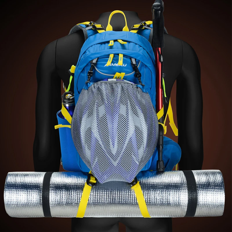 Анмейлу велосипедные сумки + дождевик для походов и альпинизма на плечо 25 л водонепроницаемый рюкзак для велосипеда, аксессуары для велосипеда.