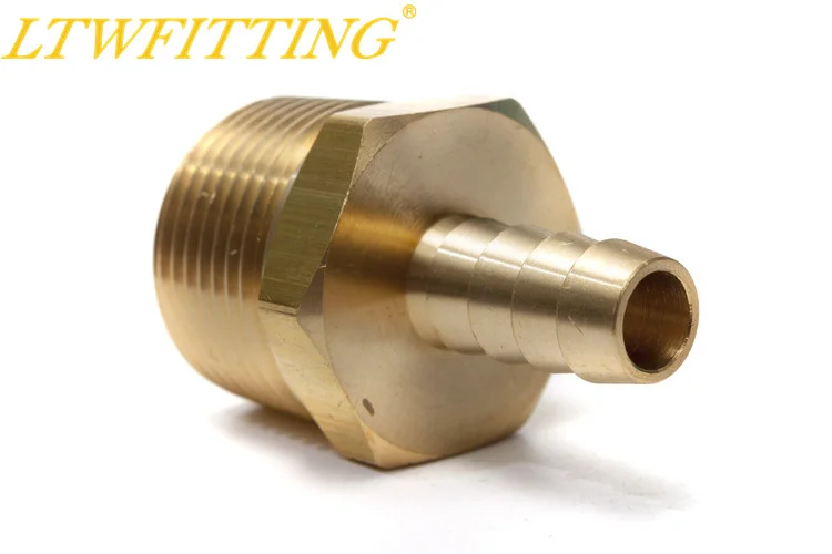 Латунный Барб переходник LTWFITTING 3/8 &quotшланг ID x 3/4&quot Мужской NPT для подачи топлива и