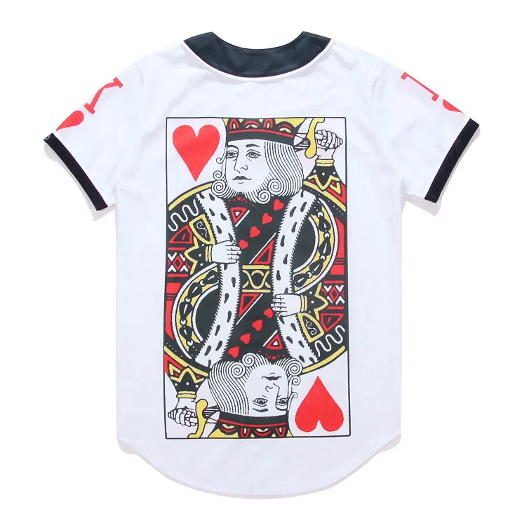 Футболка мужская с коротким рукавом и 3D-принтом в виде покера | Мужская одежда