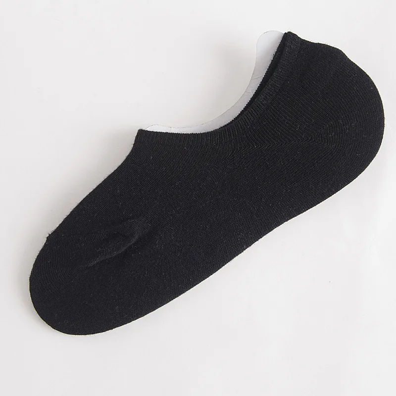 5 пар/лот одноцветная Мужская Носки Силиконовые невидимые носки летние классные