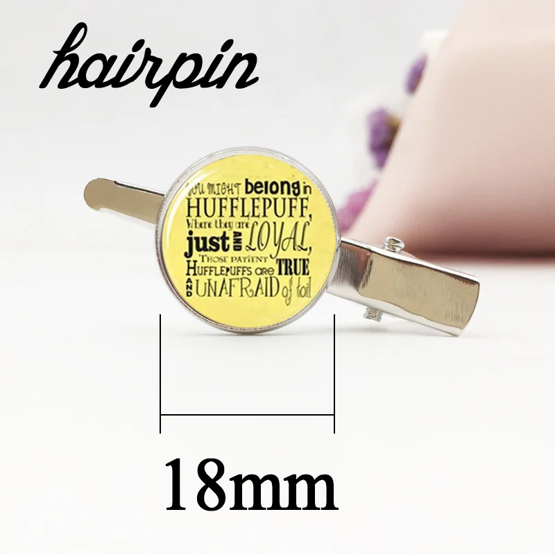 Пуффендуй дом Хогвартс ожерелье HP ювелирные изделия стеклянный купол Серебряная