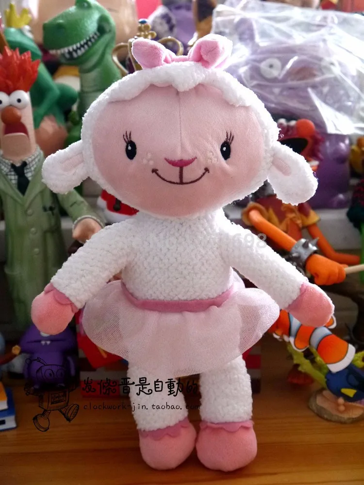 Doc McStuffins, игрушки, Doc Lambie, ягненок, Stuffy Dragon Hallie, бегемот, Boppy Dog, плюшевые игрушки, 30 см, милые мягкие животные, детские куклы, подарки
