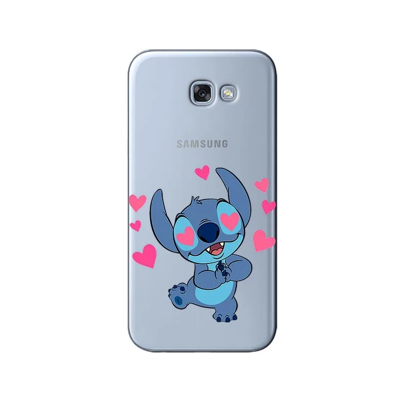 Милый мультяшный чехол мягкий силиконовый из ТПУ для телефона Samsung Galaxy A3 2016 A5 2017 A7