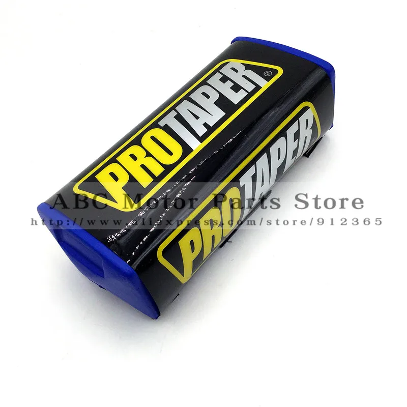 Black-Bu 1-1/" квадратный руль для мотокросса PROTAPER Fat BAR MX ATV Dirt Bike руль Pad - Цвет: Black-Bu