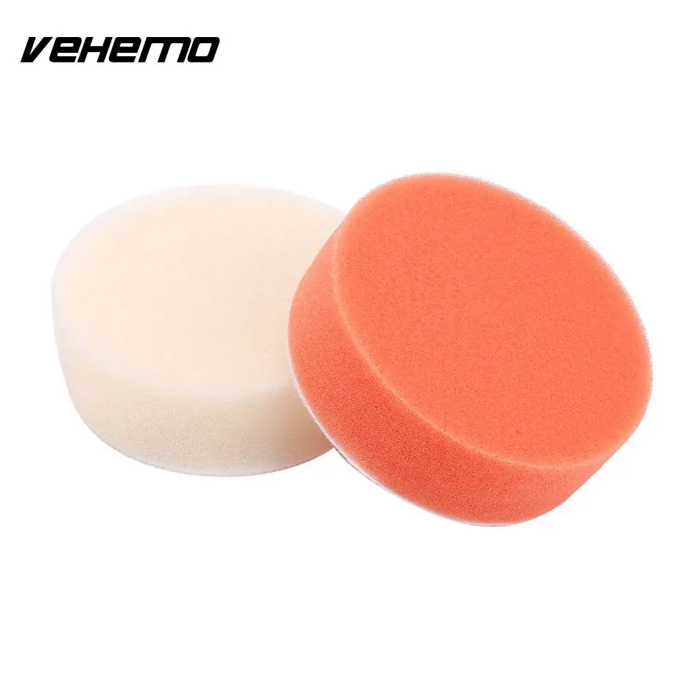 Vehemo 12pcs Buffing Sponge Cleaning Tools Polishing Foam Waxing Set Car for Durable Polisher Buffer | Автомобили и мотоциклы