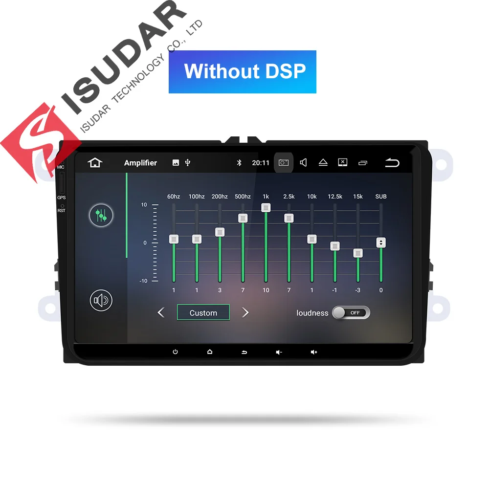 ROM 32GB Without DPS Isudar Автомагнитола с Сенсорным 9 Дюймовым Экраном Для Автомобилей Volkswagen/VW/POLO/PASSAT/Golf/Skoda/Octavia/Seat/Leon DSP - Цвет: ROM 32GB Without DPS