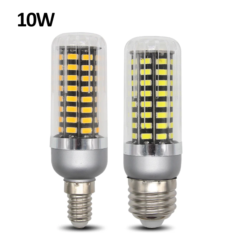 

BEILAI SMD 5733 Segmented Dimmable LED Lamp E27 220V 5W 10W 15W Corn Light E14 LED Bulbs Candle Luz Super bright Home Lighting