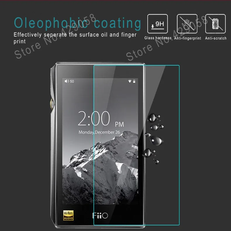 Защитная пленка из закаленного стекла для FIIO X5III|Защитные стёкла и плёнки
