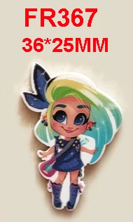 FR367 50 шт. 8 видов стилей микс мультфильм горячие длинные волосы девушки Flatback смолы кабошон плоское украшение из смолы DIY ремесла украшения - Цвет: FR367