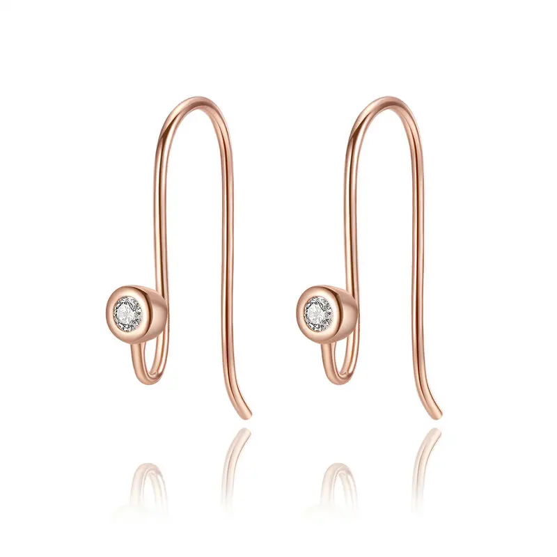 925 стерлингового серебра Длинные висячие серьги ясно CZ для Для женщин Pendientes плата