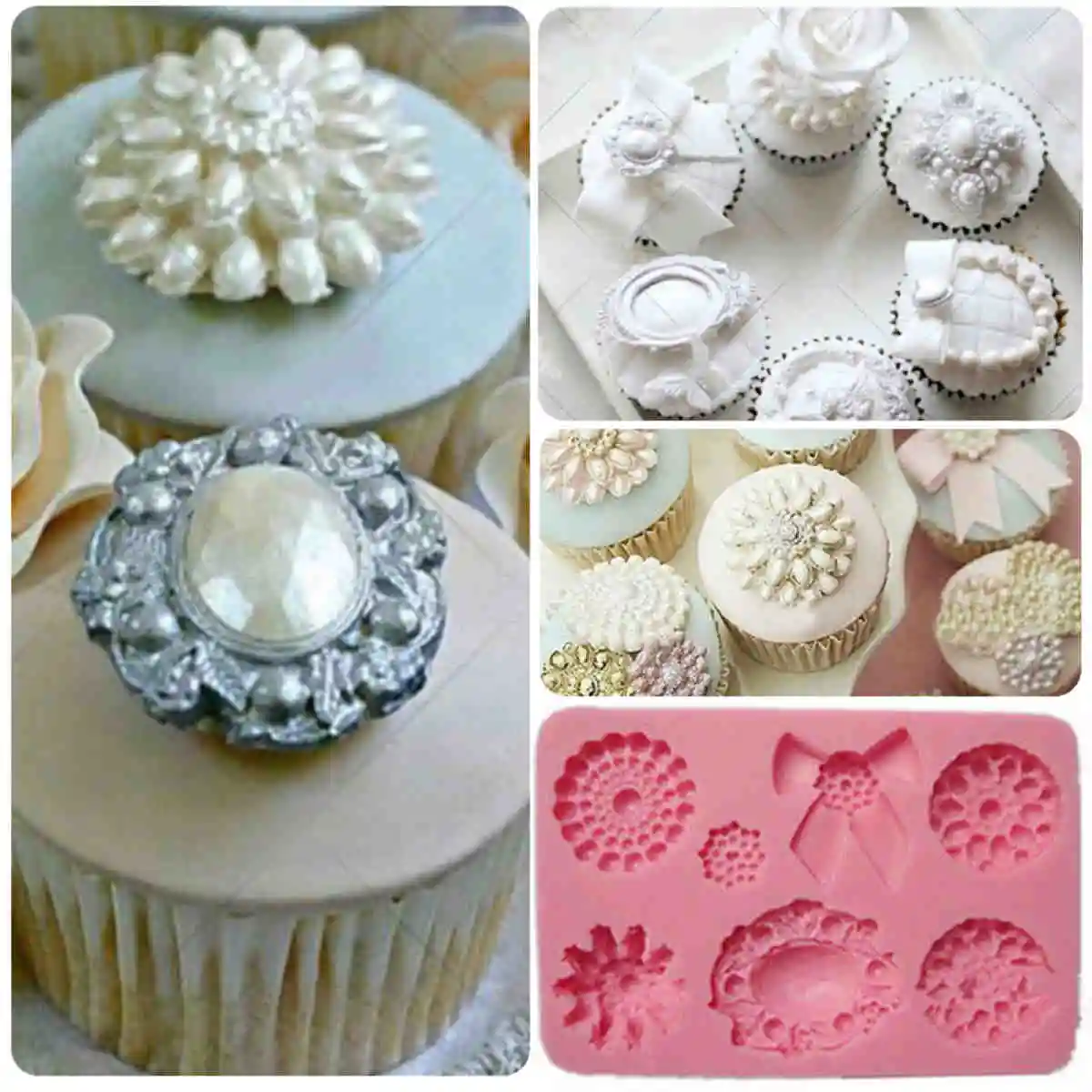 JX LCLYL силиконовая брошь ювелирные изделия бантом Fondant (сахарная) торт кекс