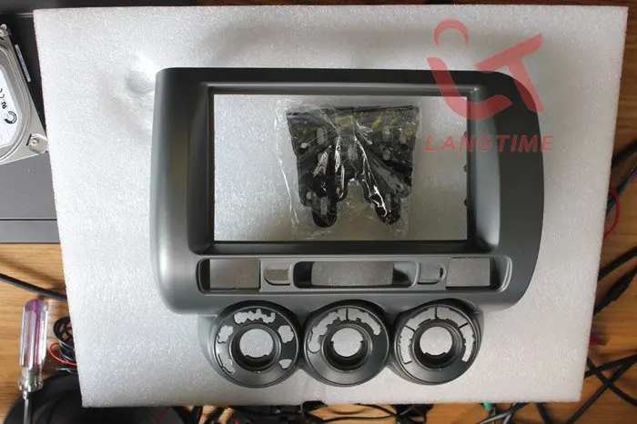 Автомобильная рама DVD панель комплект приборной панели радио для 2002 08 Honda Fit/Jazz