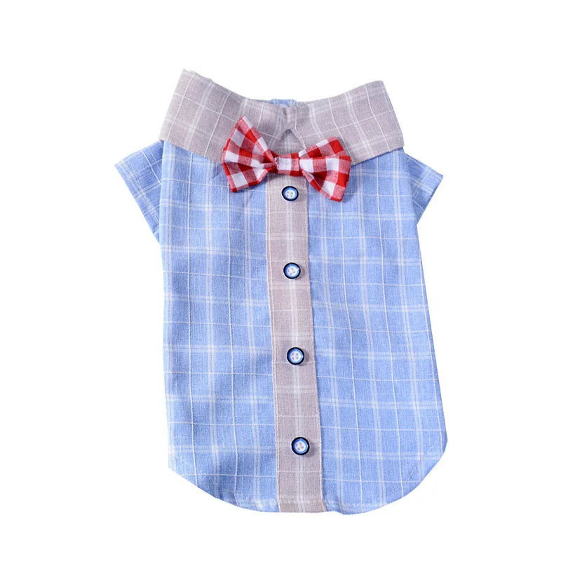 Оптовая продажа вечерние рубашки для собак изящная подвеска бантик одежда