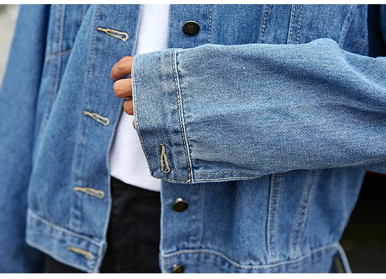 Весенняя джинсовая куртка Женская свободная плюс размер повседневная с вышивкой