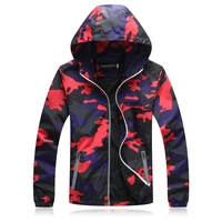 2018 spring autumn mens casual camouflage hoodie jacket men waterproof clothes mens windbreaker coat male outwear plus size 4xl
