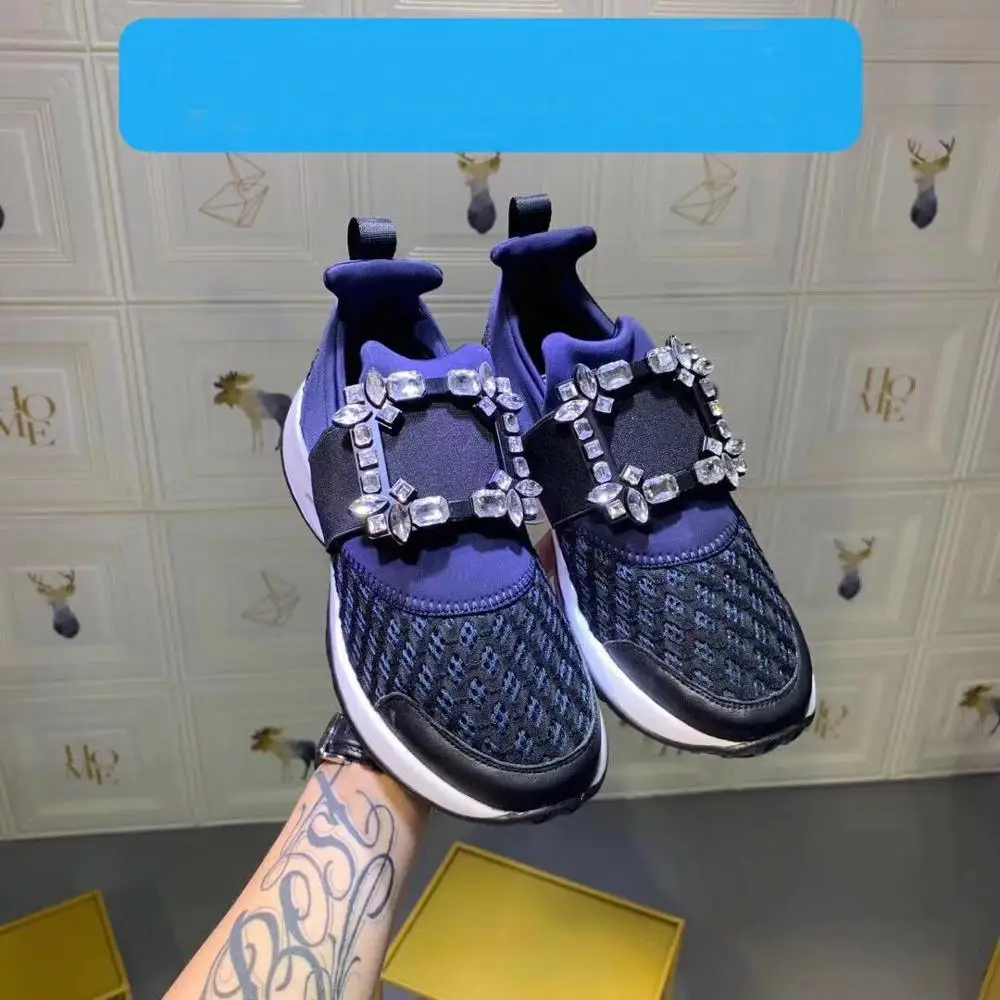 Женская обувь 2019 Роскошные спортивные и фирменные повседневная с сетчатым