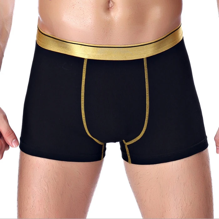 

4pcs/lot Quality Plain Color Breathable Men's Boxer Shorts Soft Viscose Modale Cotton Men Boxers Shorts