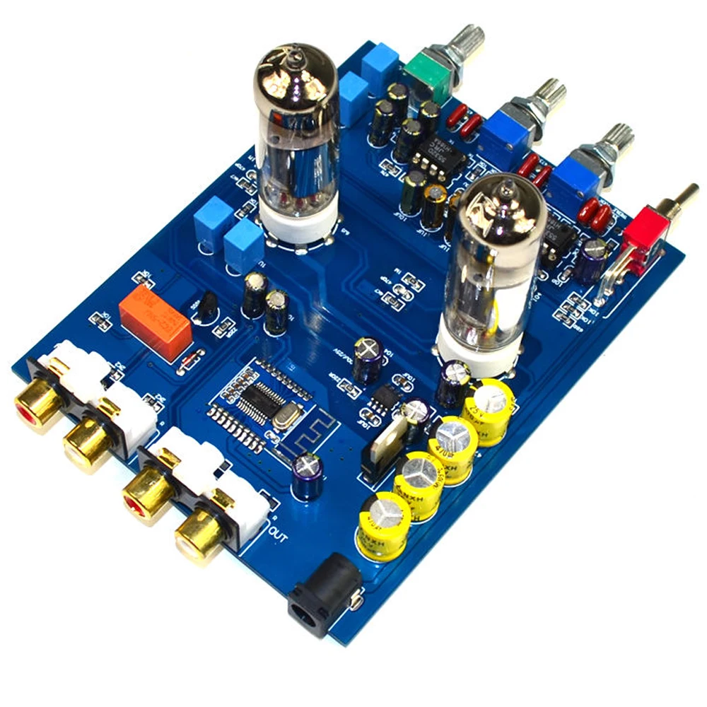 Hi-Fi предусилитель для мобильной связи 6J5 4 2 Bluetooth звука JRC5532 | Электроника