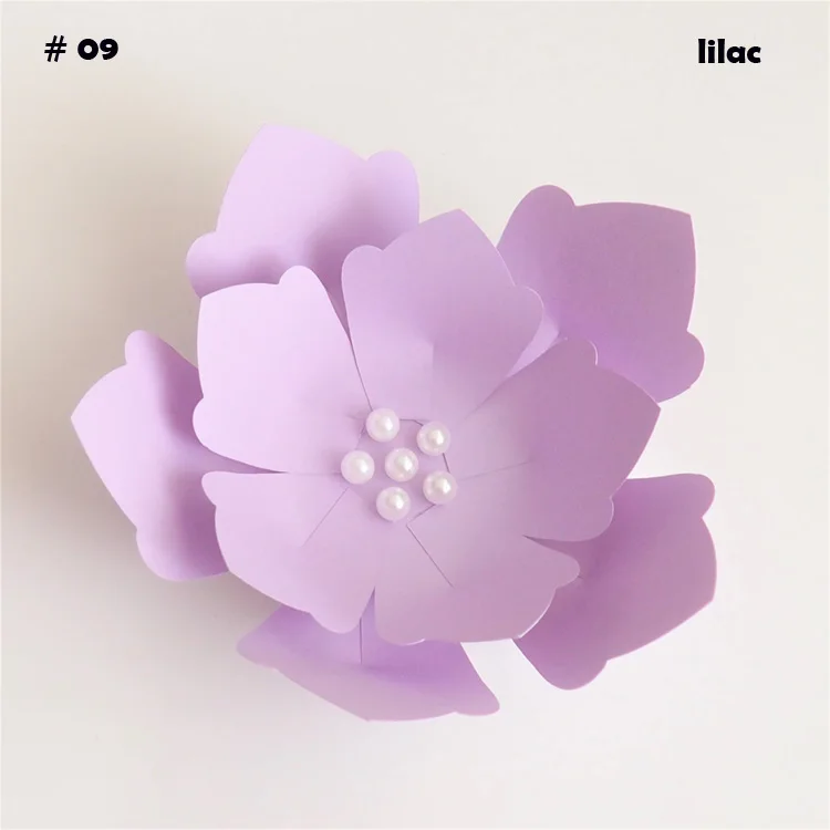 Lilac 5 минут легко DIY Бумажные цветы для свадебных фонов украшения бумажные поделки детская комната деко детский душ видео учебник - Цвет: Lilac