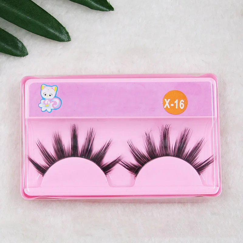 Натуральные густые накладные ресницы для макияжа 3D ручной работы удобные мягкие