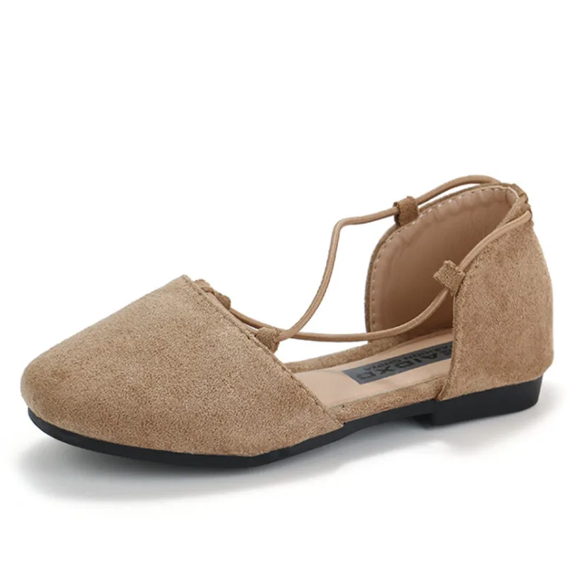 Xinfstreet Fashion Kids Girls Shoes Solid Children Dance Princess Soft Casual School Size 26-36 | Детская одежда и обувь