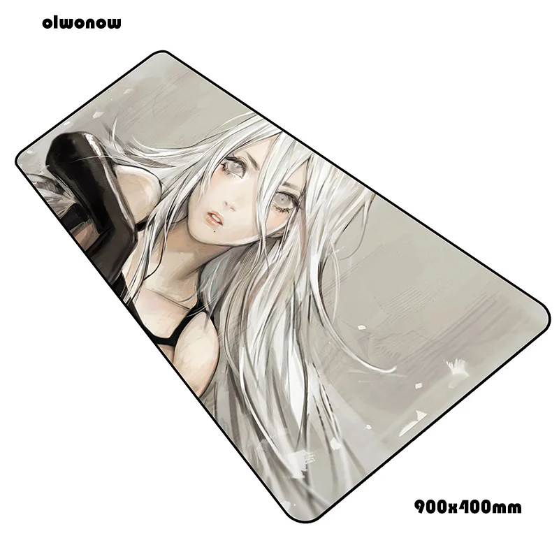 Nier коврик для мыши геймер ноутбук 90x40 см notbook коврик для мыши игровой коврик для мыши подарок для мальчика коврик для мыши ПК стол коврик для мыши